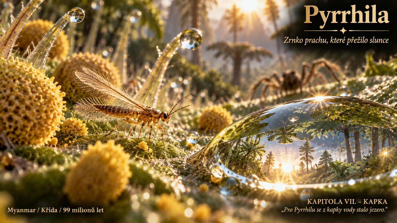 Pyrrhila – Zrnko prachu, které přežilo slunce