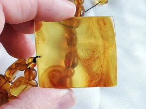 Náhrdelník z myanmarského jantaru PB-36