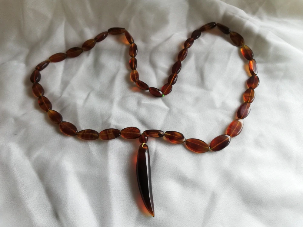 Náhrdelník z myanmarského jantaru PB-49
